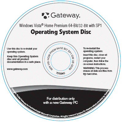 Windows Vista Home Premium Setup Cd