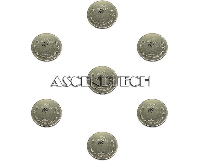 LOT7_ML1220 24WPP | Lot of 7 ML1220 3V Rechargeable Battery
