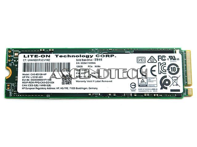 CA3-8D128-HP L15191-001 | Lite-On CA3-8D128-HP 128GB M.2 NVMe Ssd